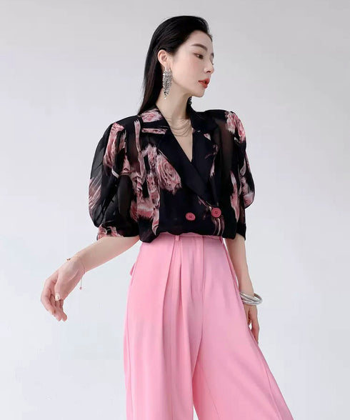 Flower Sheer Jacket